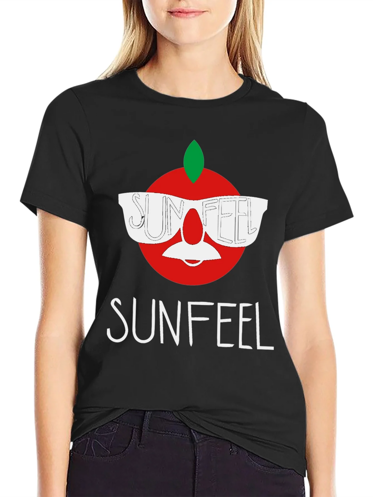 Sunfeel T-Shirt - Funny Apple Design product image 2