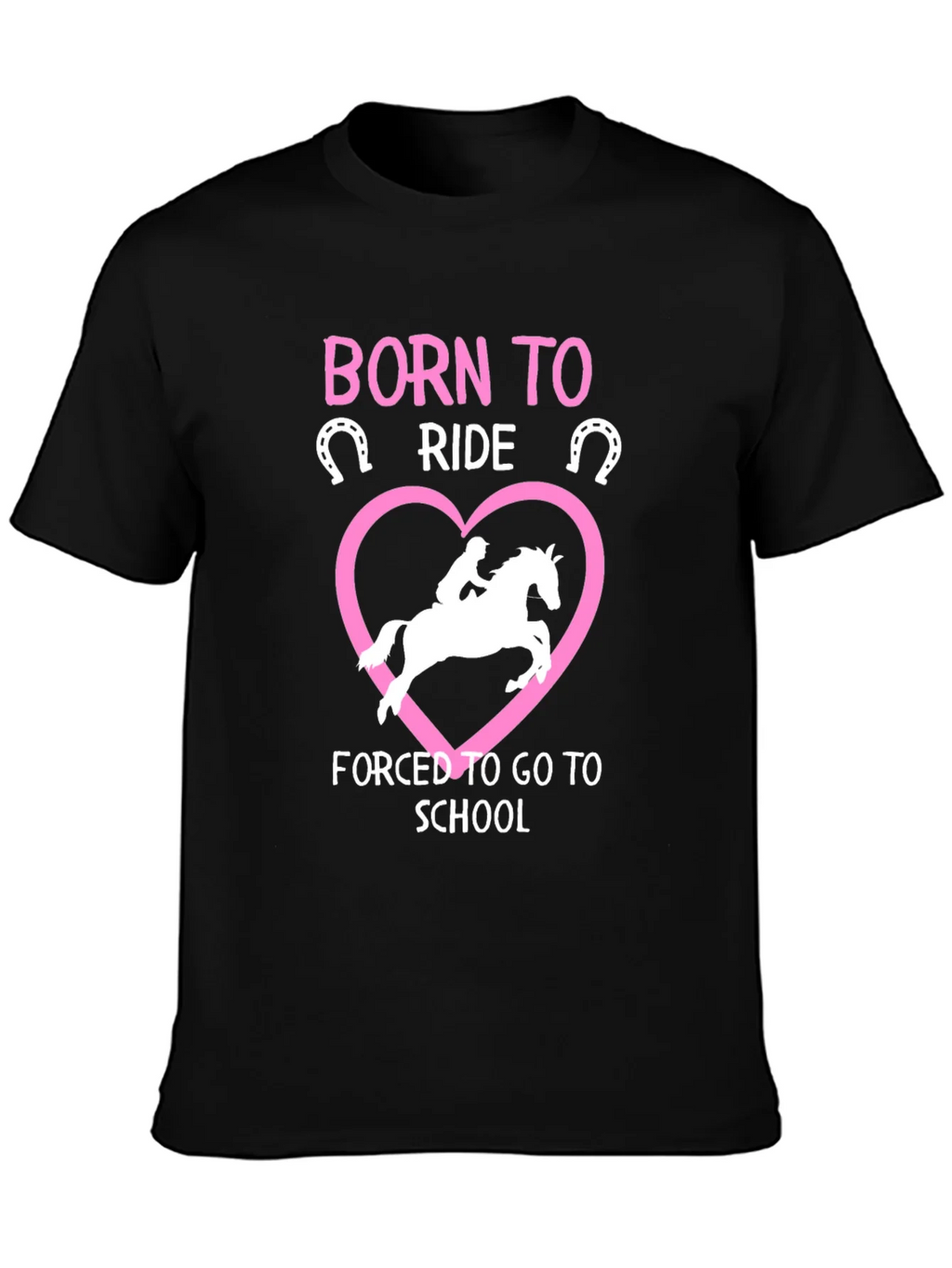 Born to Ride Horse Graphic T-Shirt product image 3