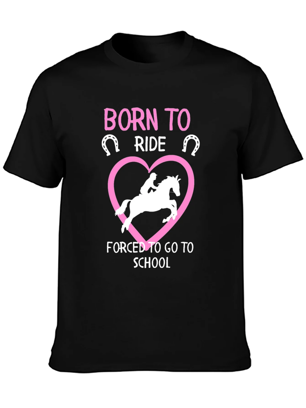 Born to Ride Horse Graphic T-Shirt product image 3