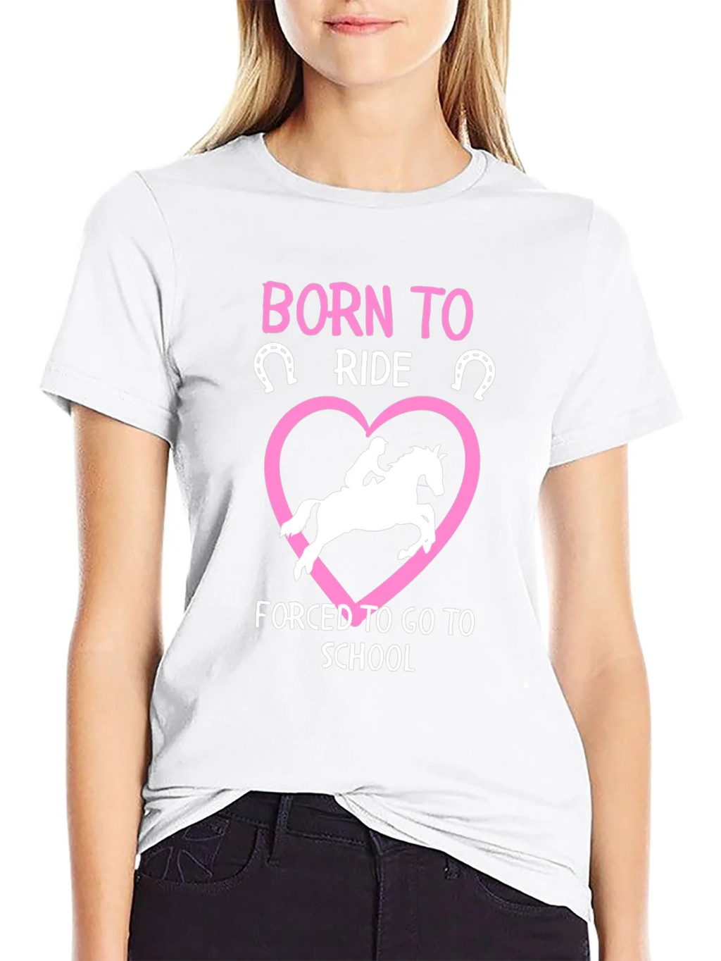 Born to Ride Horse Graphic T-Shirt product image 8