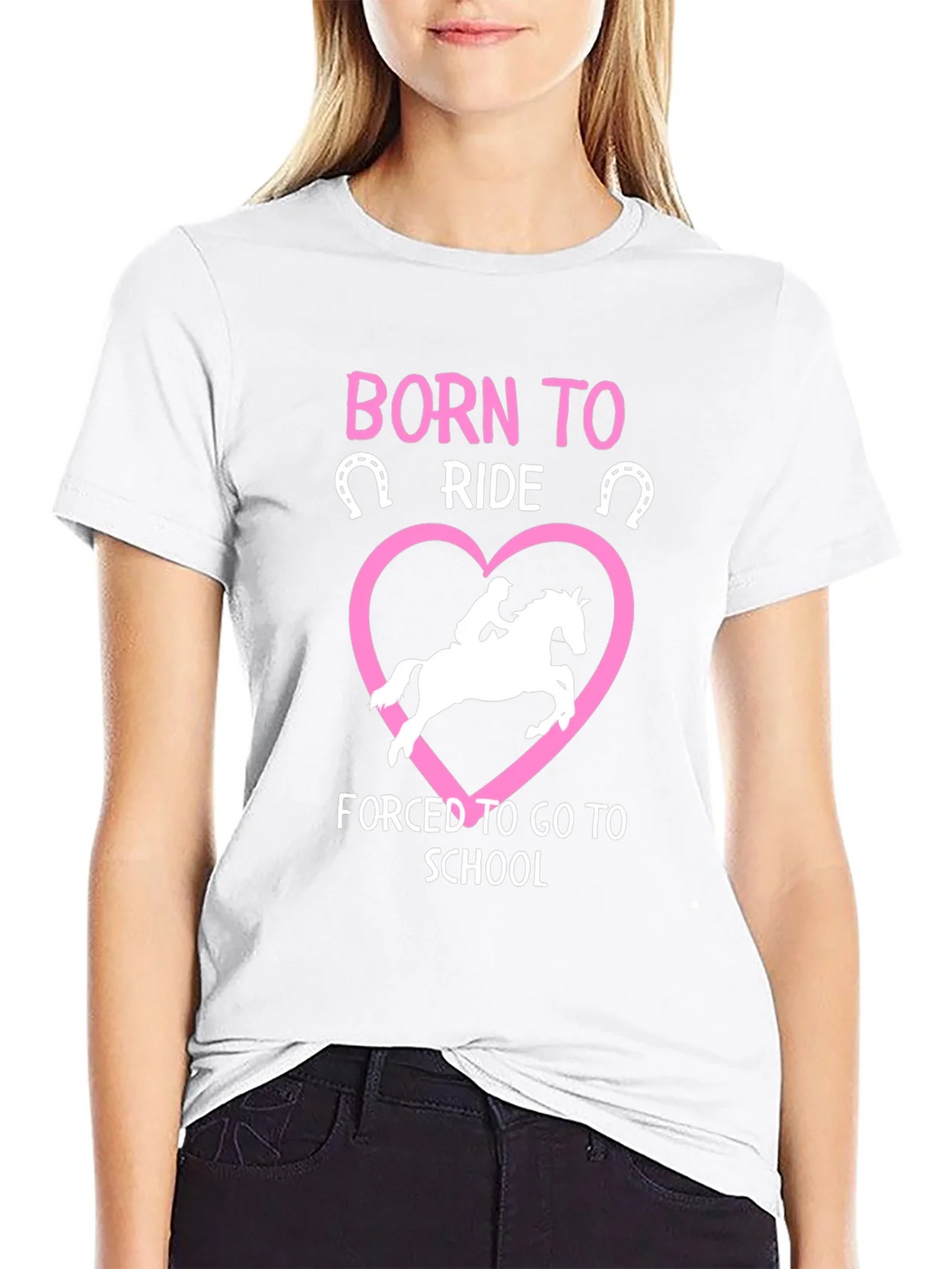 Born to Ride Horse Graphic T-Shirt product image 8