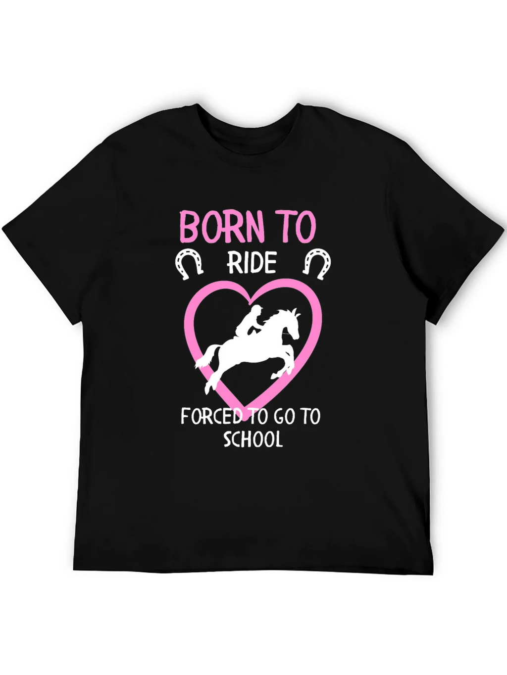 Born to Ride Horse Graphic T-Shirt product image 5