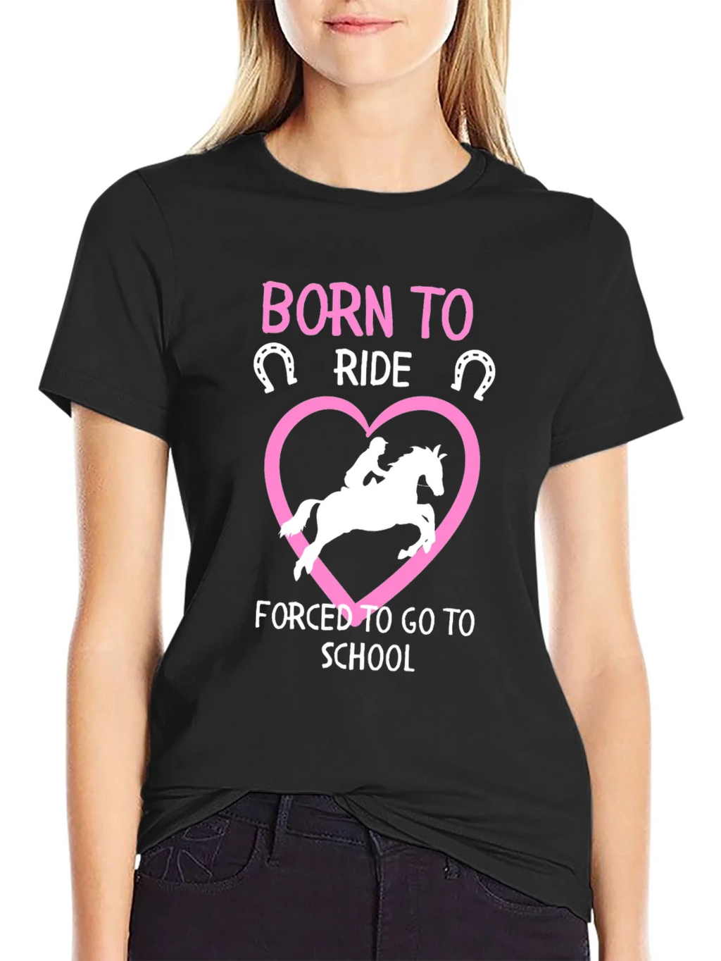 Born to Ride Horse Graphic T-Shirt product image 2