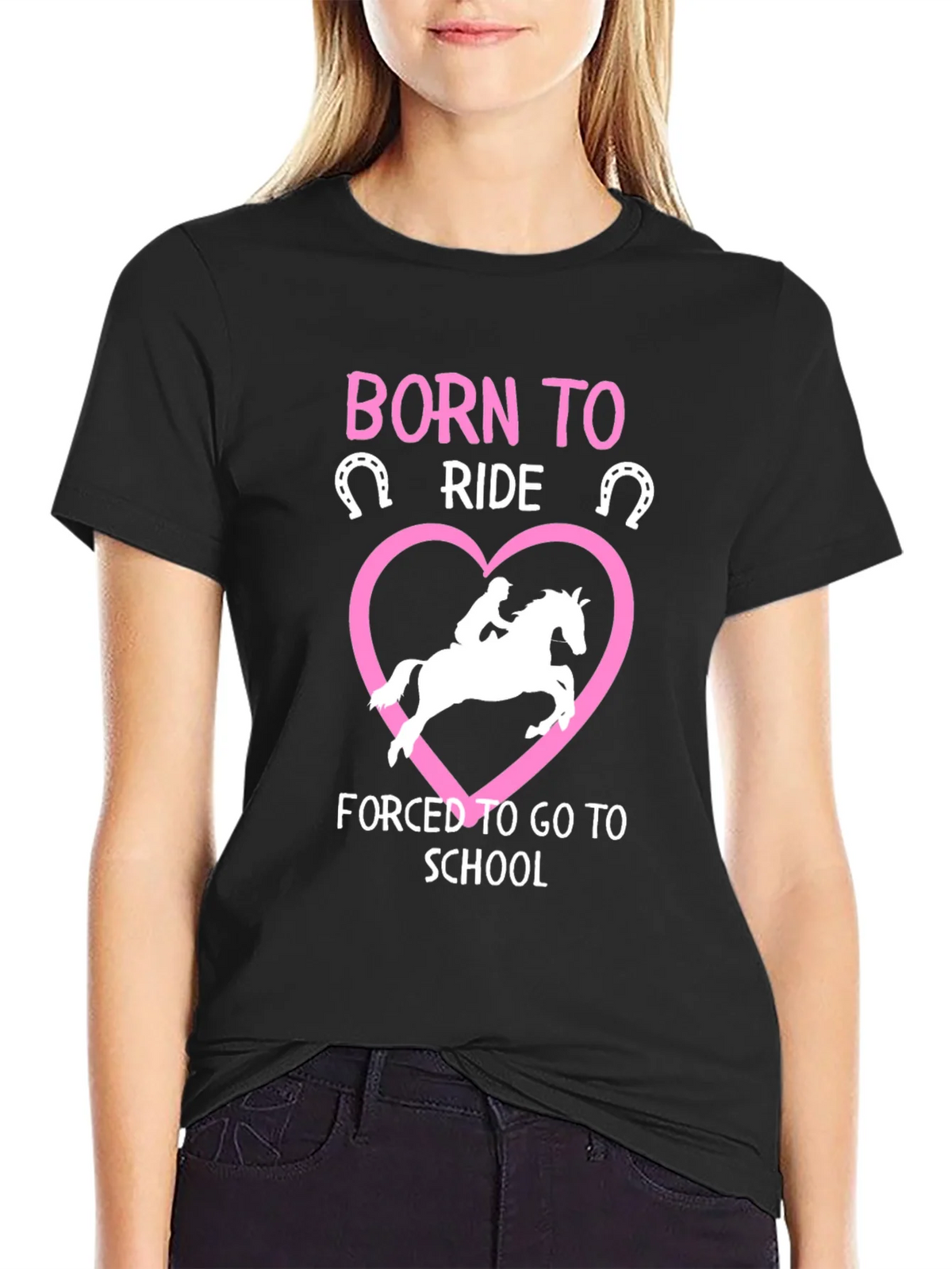 Born to Ride Horse Graphic T-Shirt product image 2