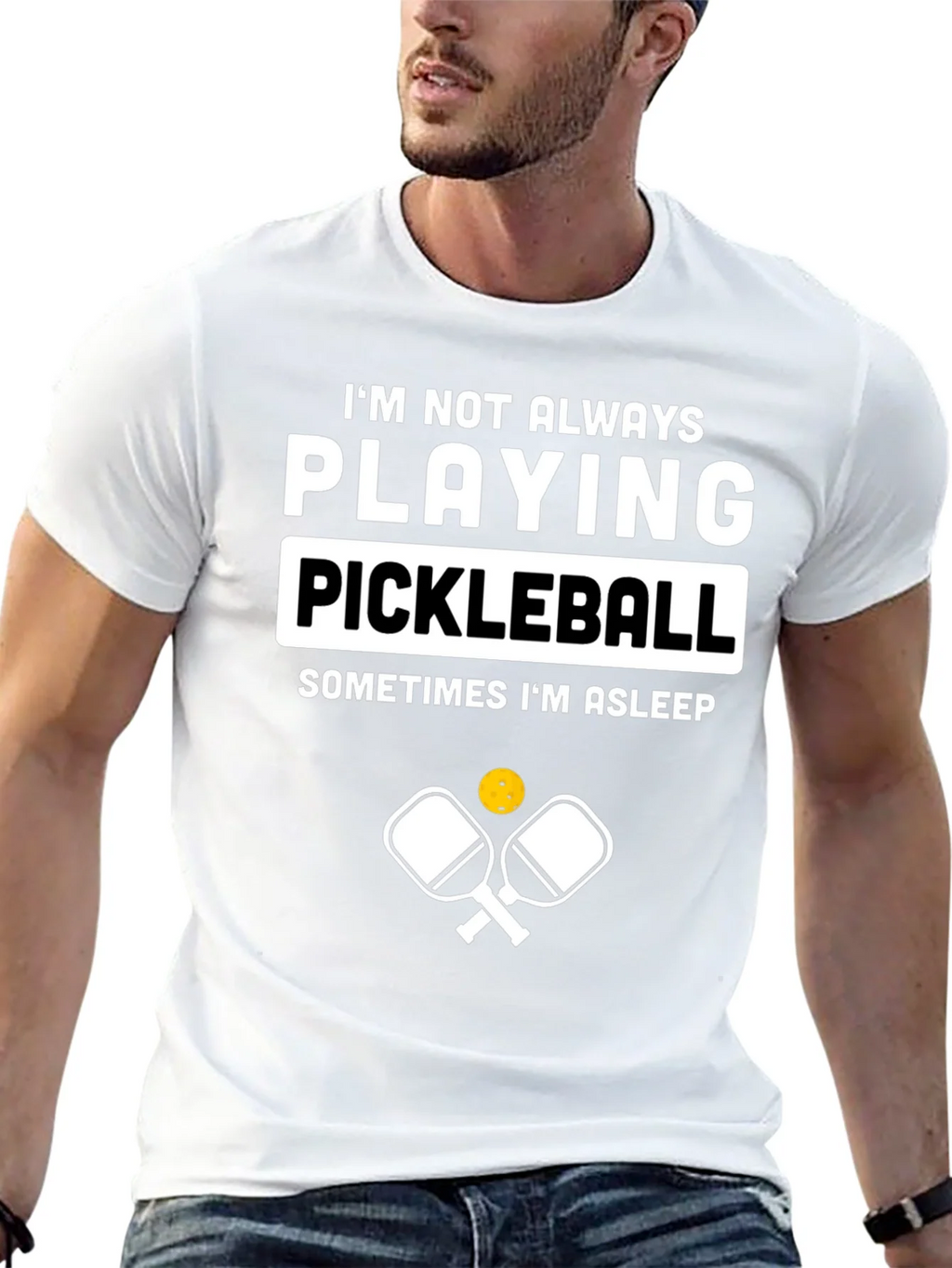 Funny Pickleball T-Shirt - Im Not Always Playing product image 12