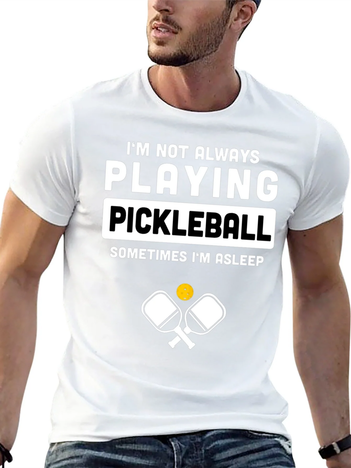 Funny Pickleball T-Shirt - Im Not Always Playing product image 12