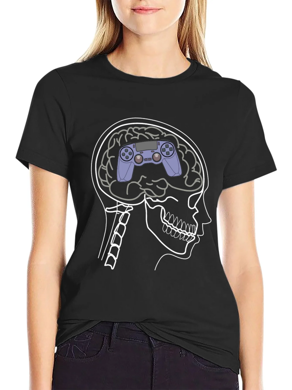 Gamer Brain T-Shirt - Controller Mind product image 2