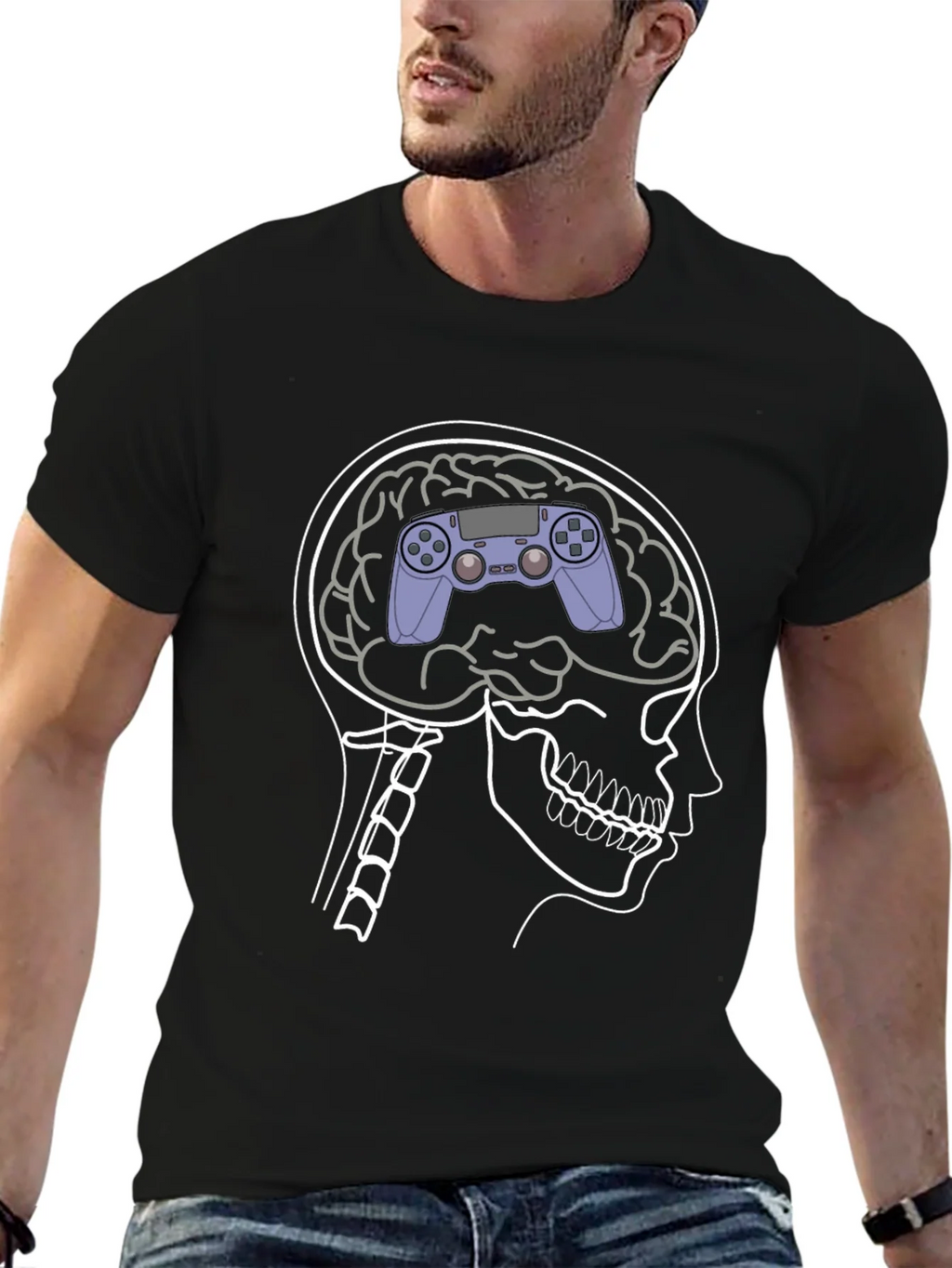 Gamer Brain T-Shirt - Controller Mind product image 6