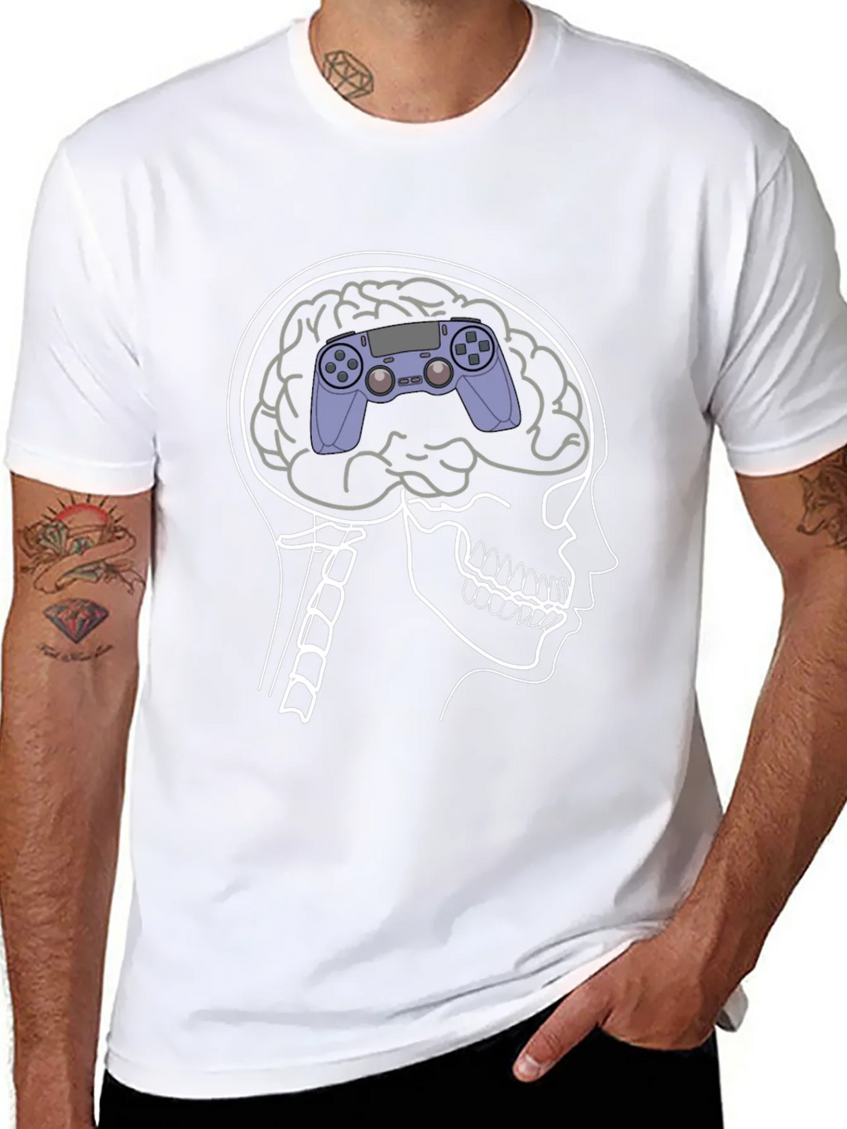 Gamer Brain T-Shirt - Controller Mind product image 7