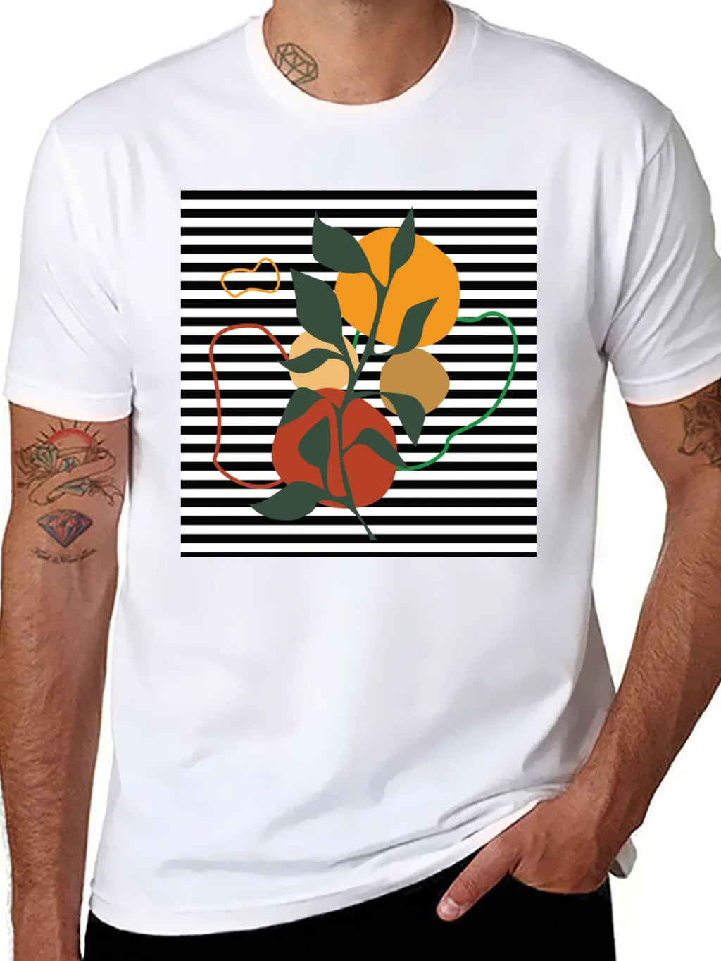 Abstract Graphic Tee - Modern Art Shirt product image 5