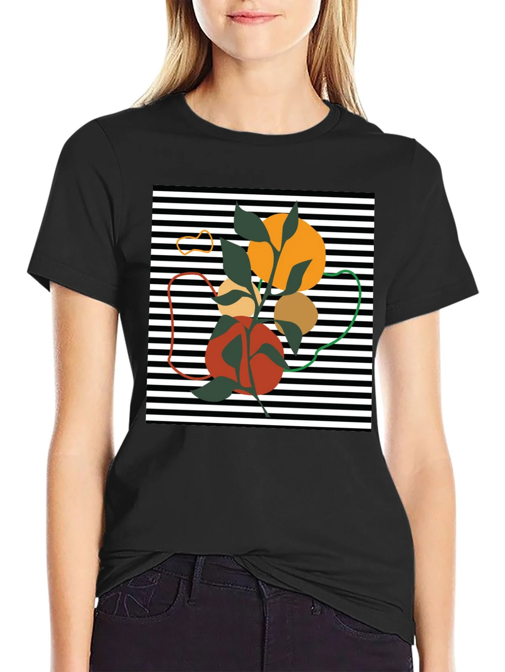 Abstract Graphic Tee - Modern Art Shirt product image 2