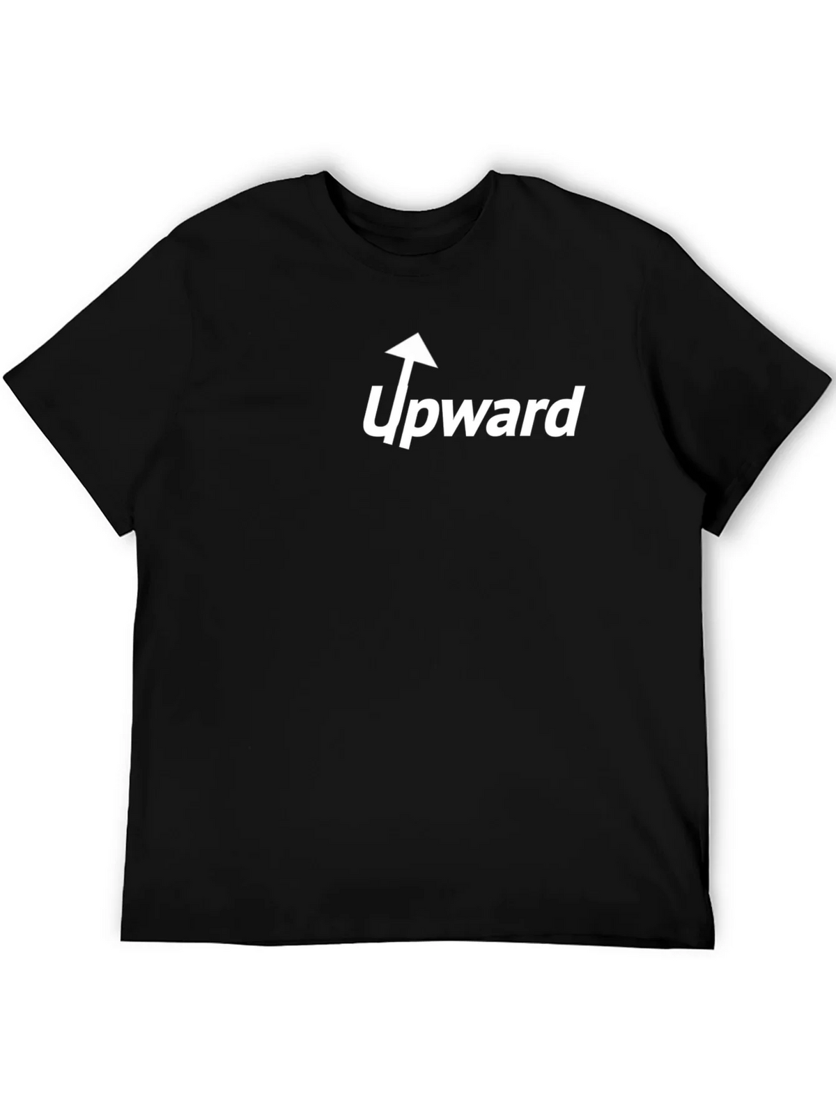 Upward Graphic Tee - Black Cotton Casual product image 5