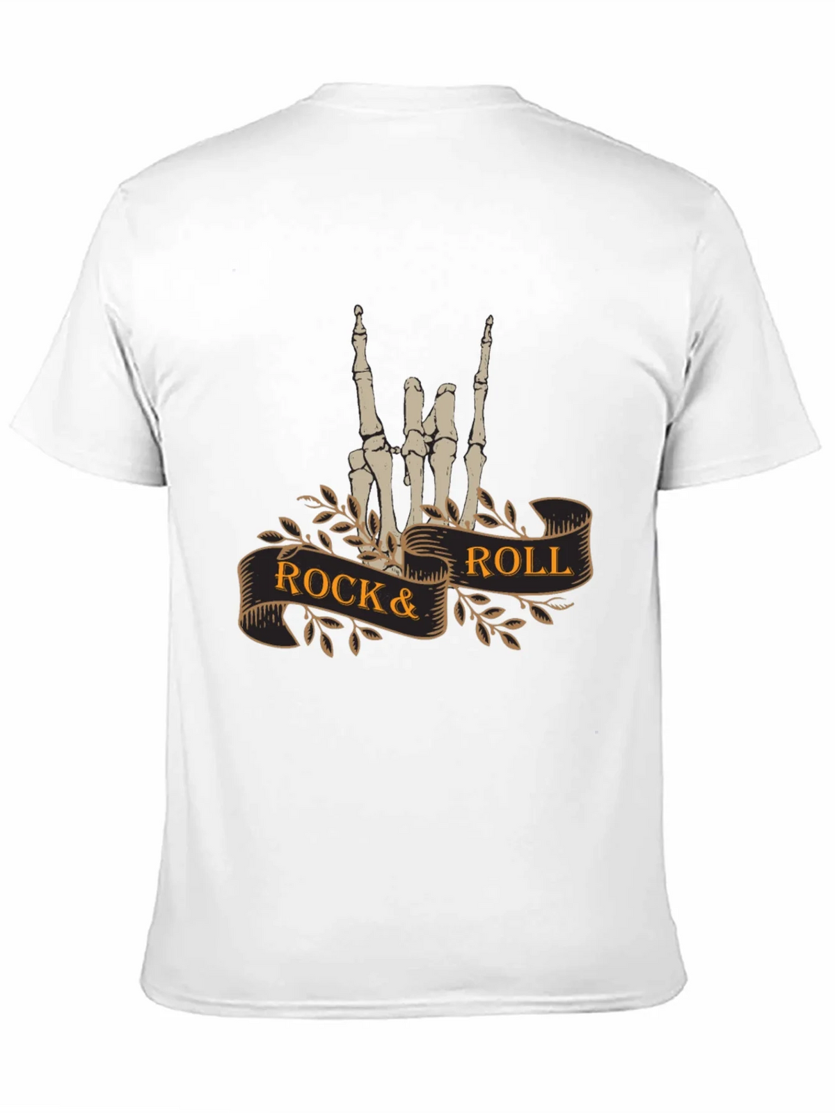 Rock & Roll Skeleton Hand T-Shirt - Black product image 10