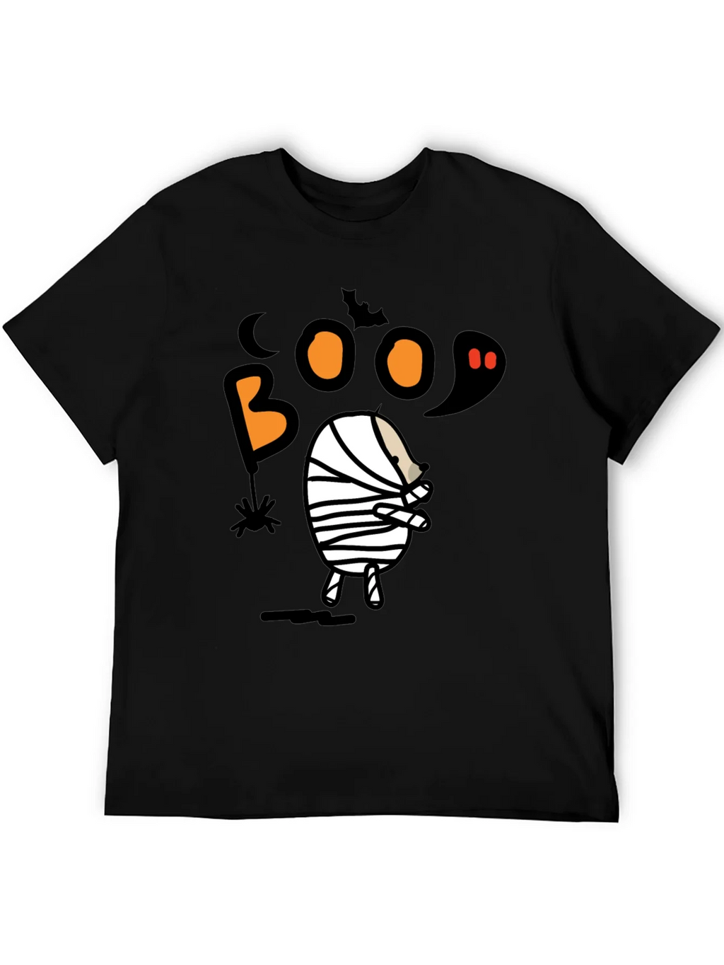 Boo Halloween Mummy Graphic T-Shirt product image 5
