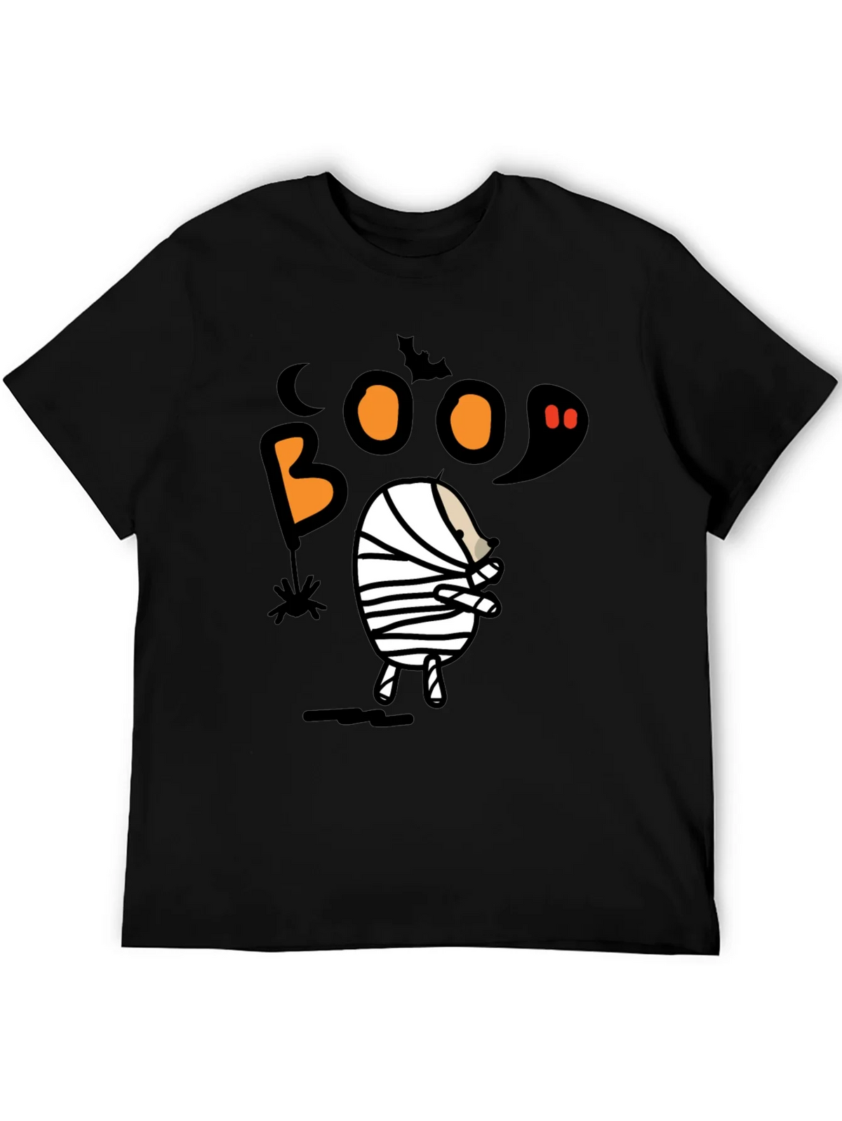 Boo Halloween Mummy Graphic T-Shirt product image 5