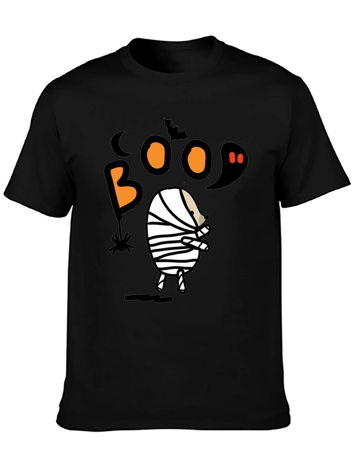Boo Halloween Mummy Graphic T-Shirt product image 3