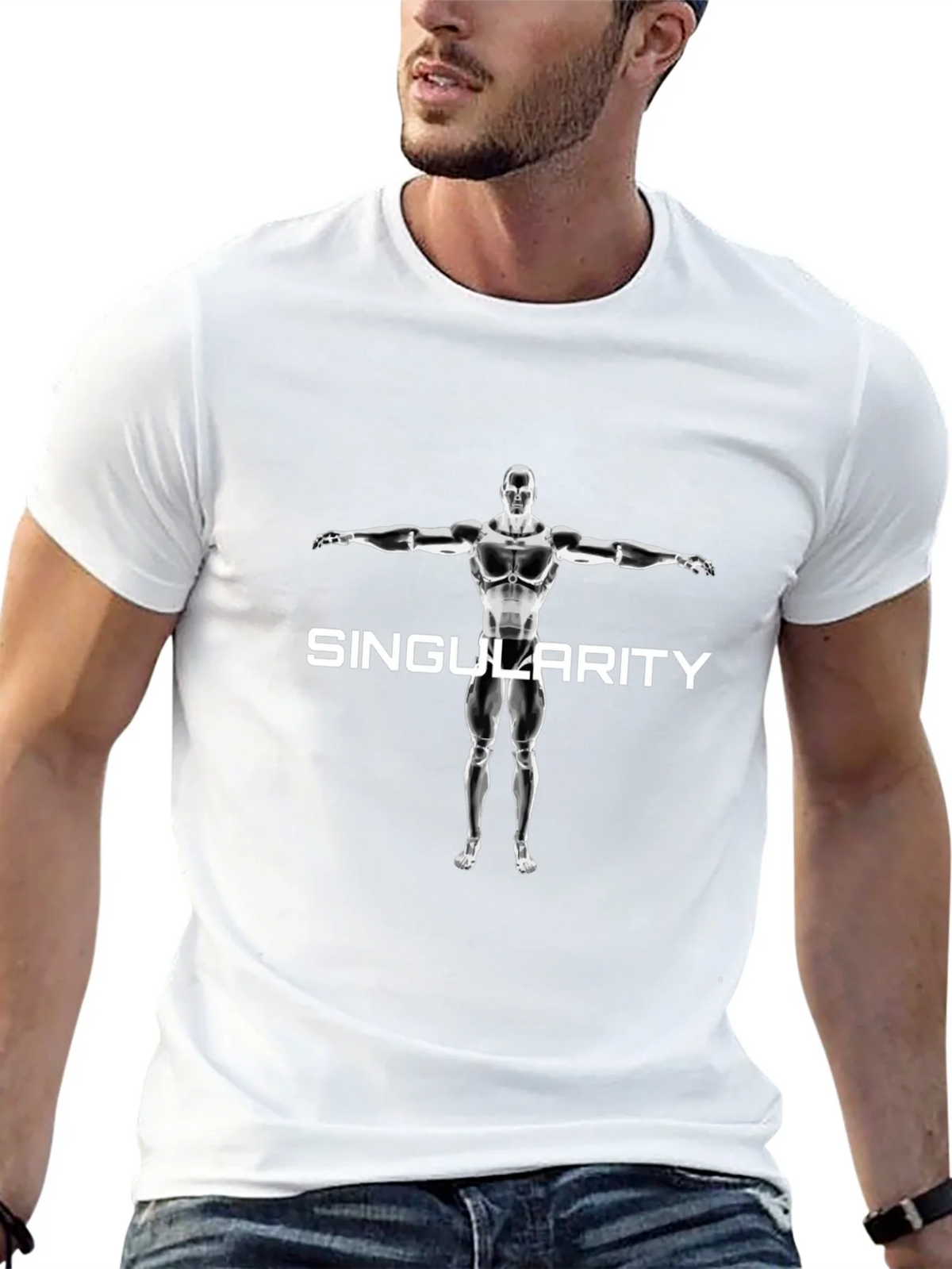 Singularity Graphic Black T-Shirt product image 12