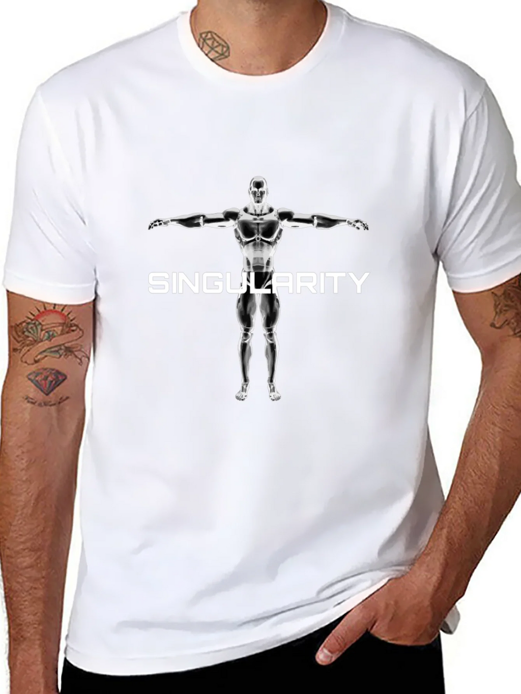 Singularity Graphic Black T-Shirt product image 7