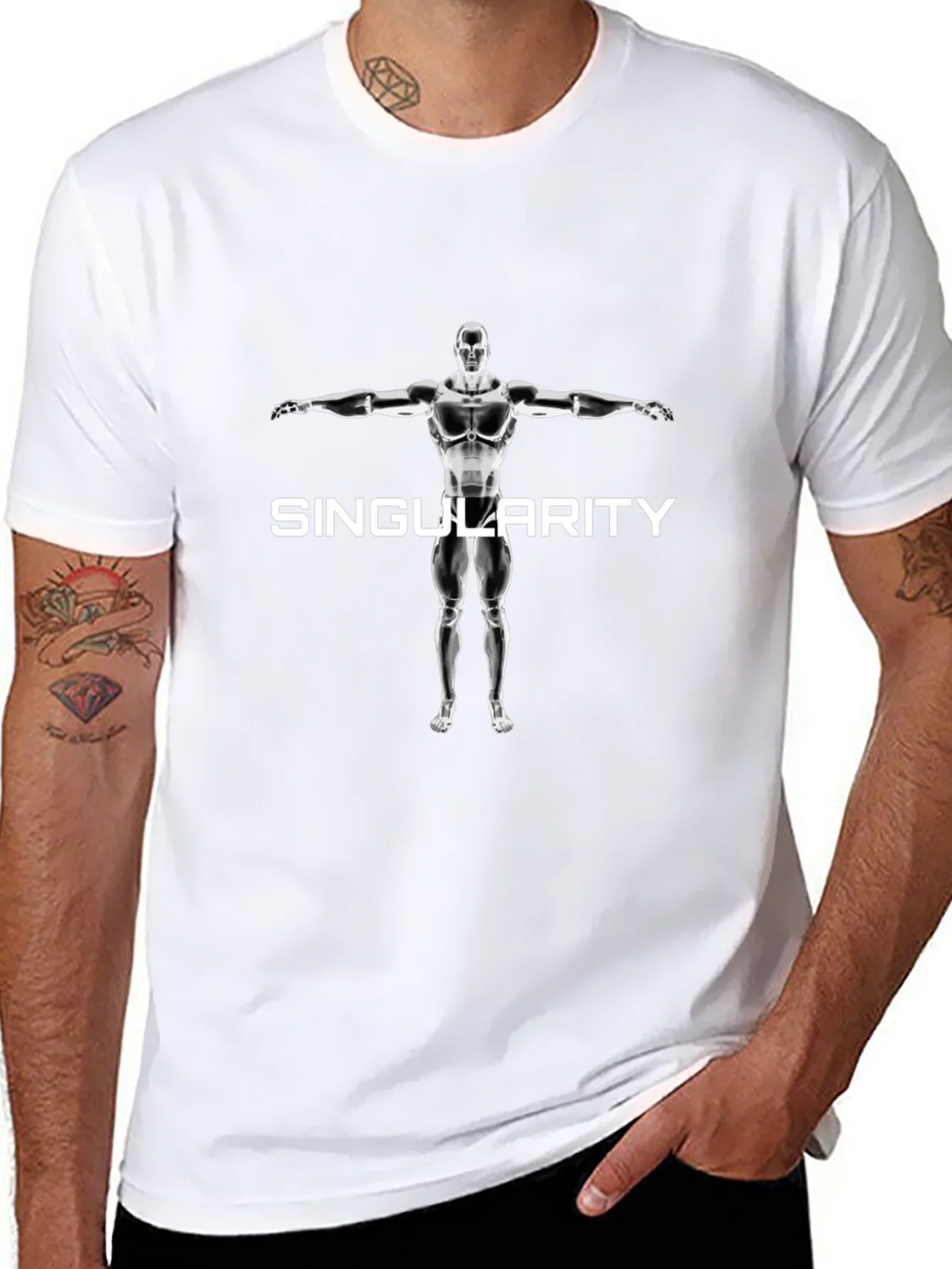 Singularity Graphic Black T-Shirt product image 7