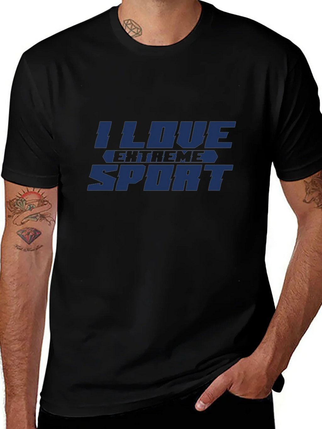 I Love Extreme Sport Graphic T-Shirt product image 1