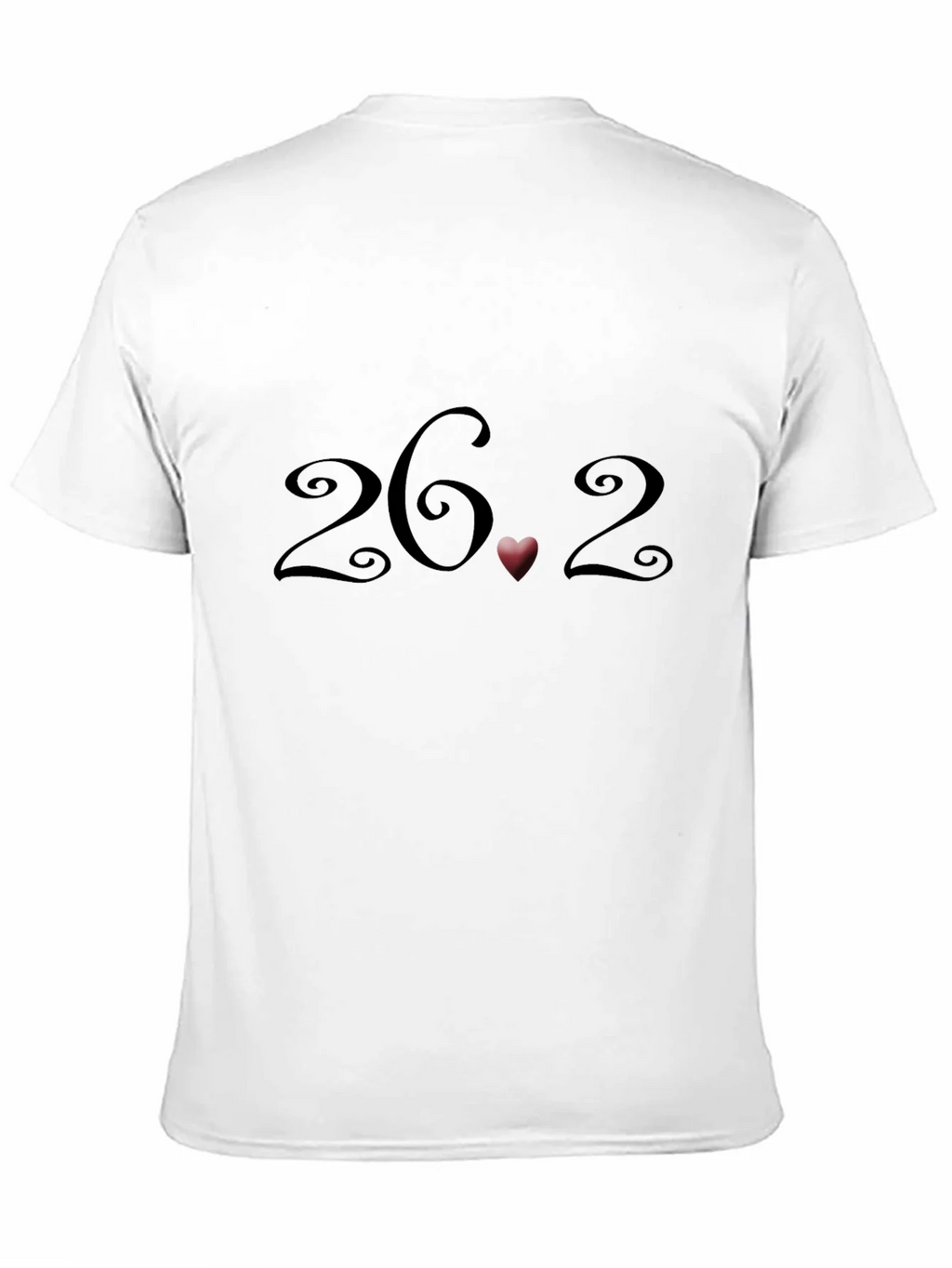 26.2 Marathon Heart T-Shirt - Black Short Sleeve product image 10