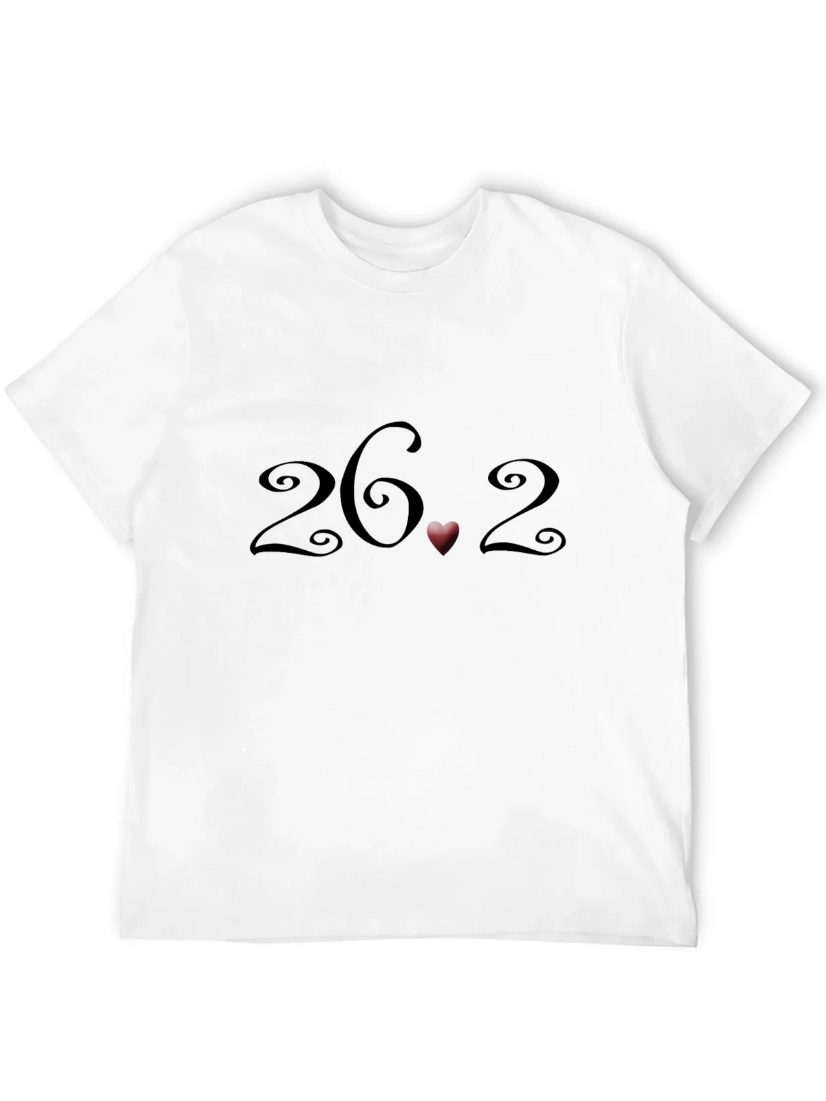 26.2 Marathon Heart T-Shirt - Black Short Sleeve product image 11