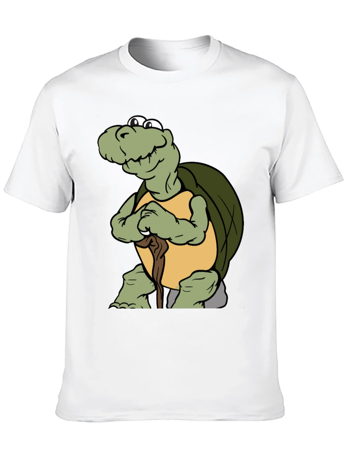 Funny Turtle Cartoon Black T-Shirt product image 9