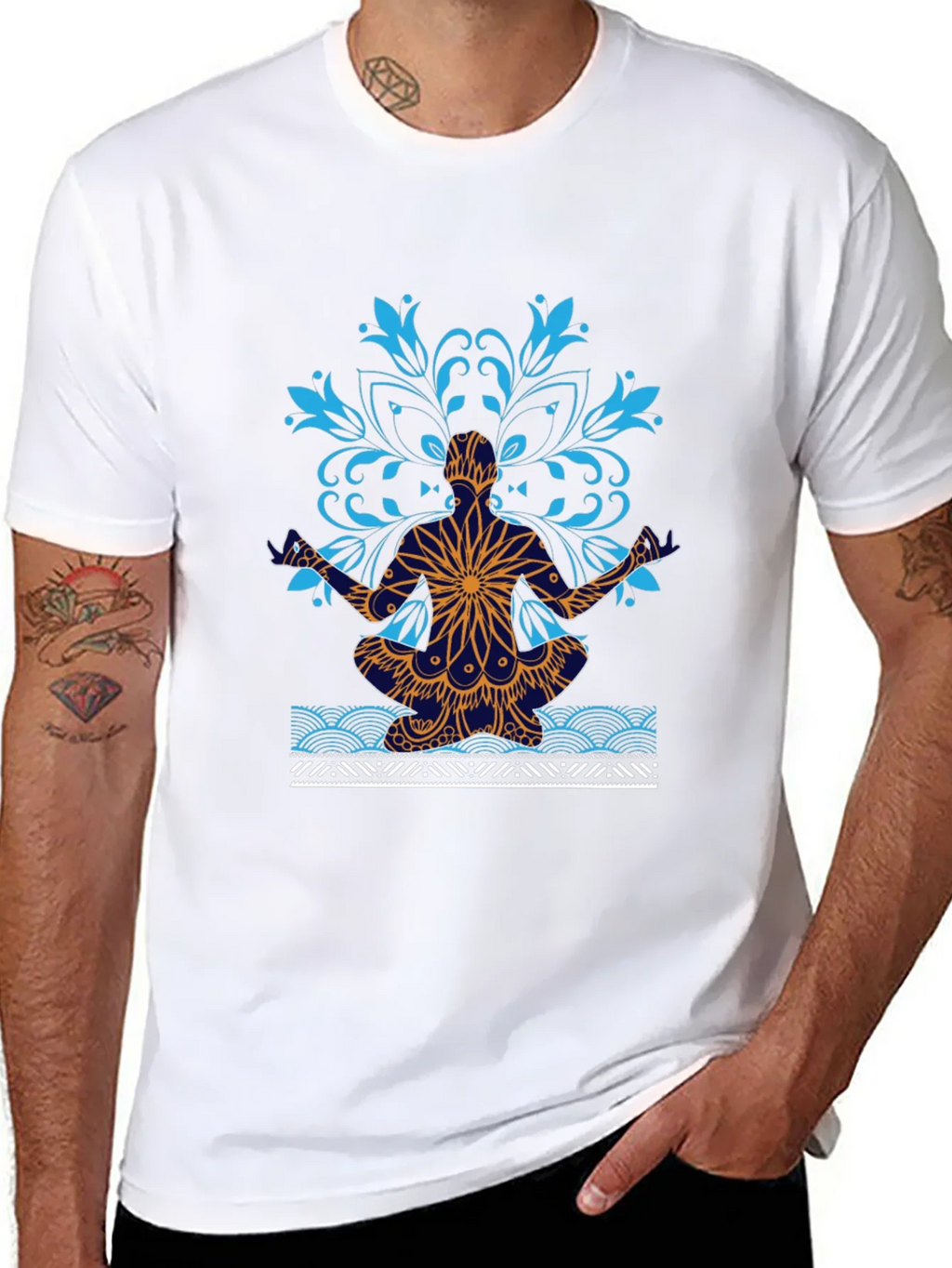 Yoga Mandala Graphic Tee - Meditative Style product image 7