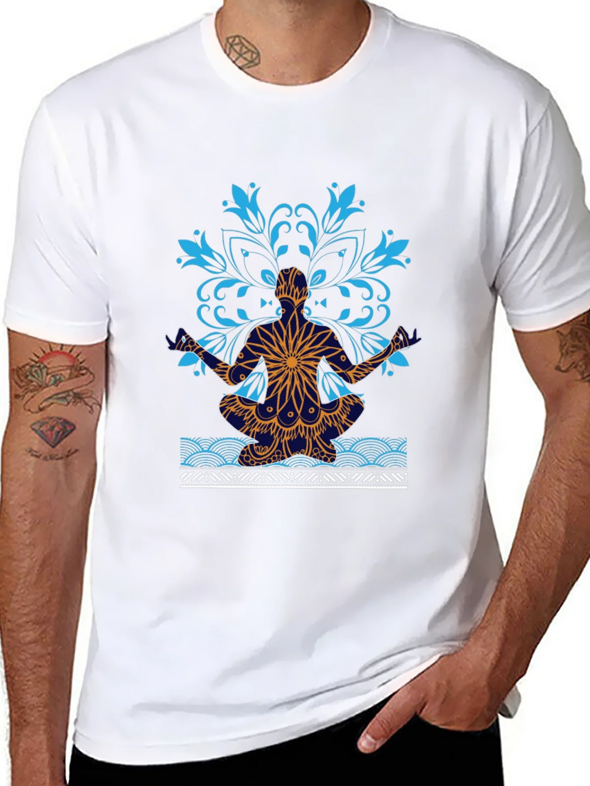 Yoga Mandala Graphic Tee - Meditative Style product image 7