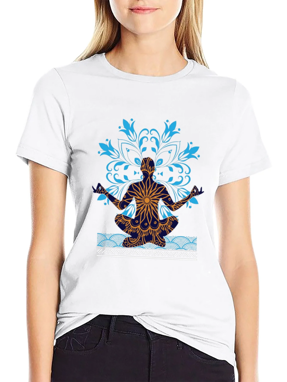 Yoga Mandala Graphic Tee - Meditative Style product image 8