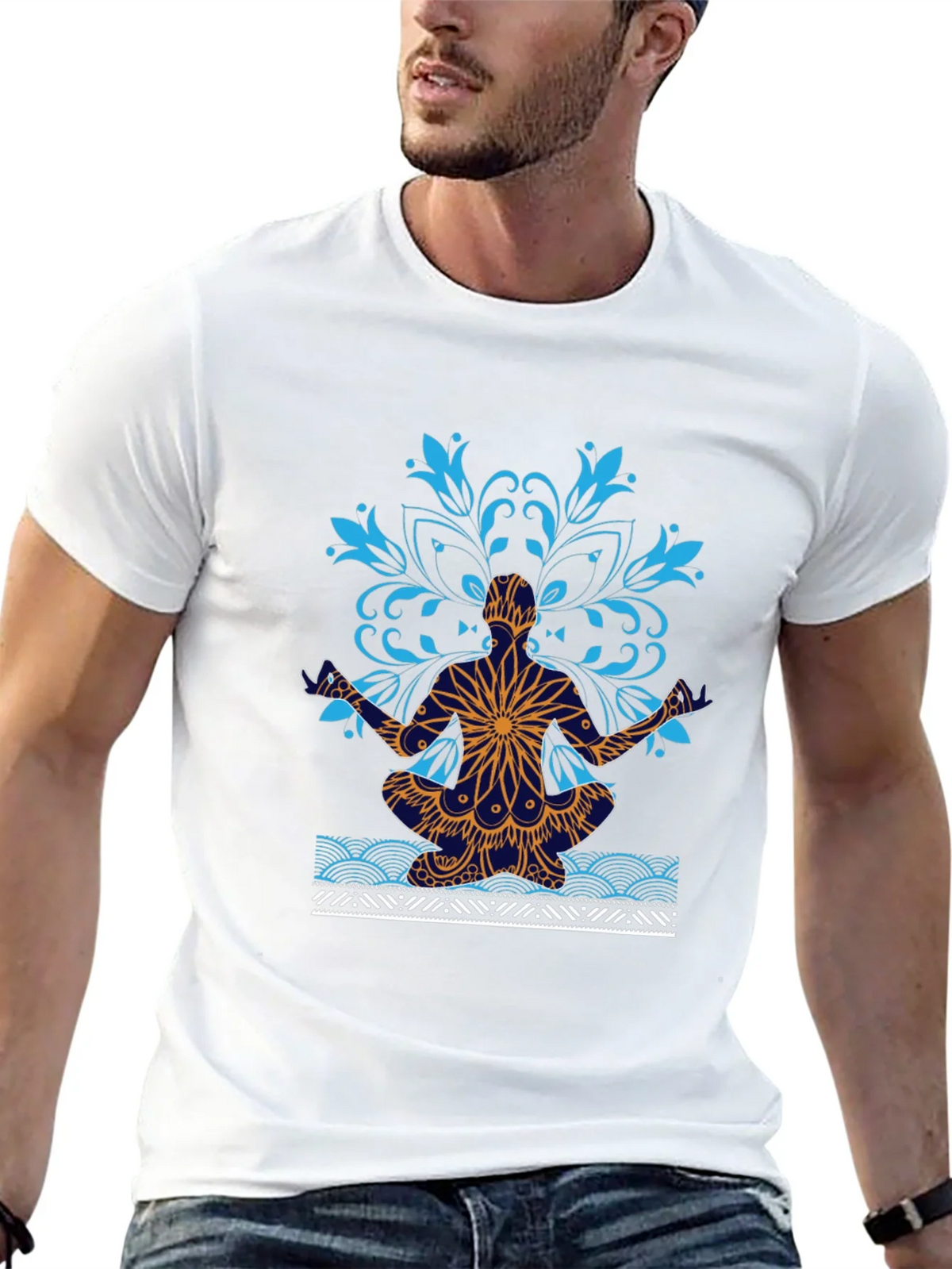 Yoga Mandala Graphic Tee - Meditative Style product image 12