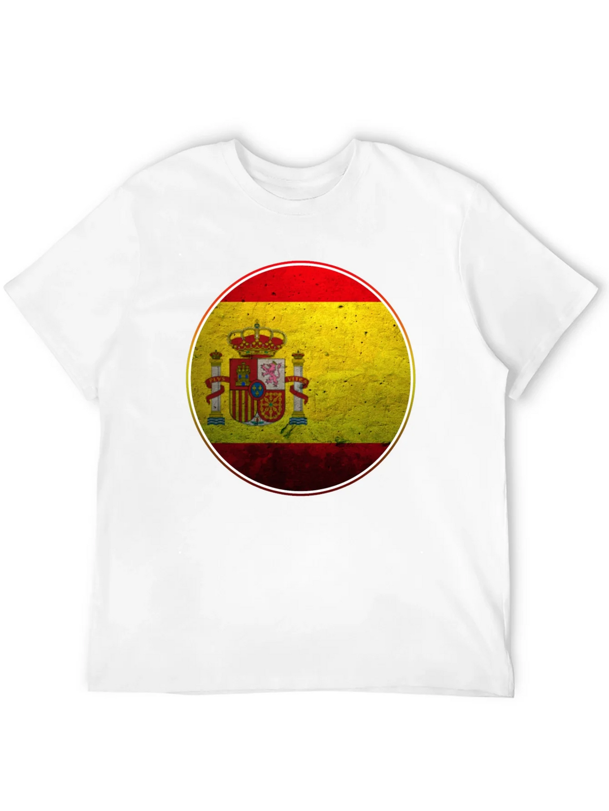 Spain Flag Graphic T-Shirt - Black Cotton Tee product image 11