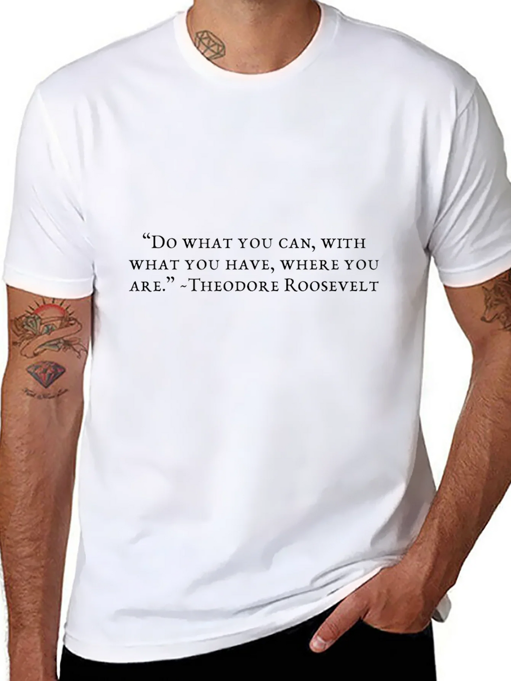 Theodore Roosevelt Quote T-Shirt product image 7