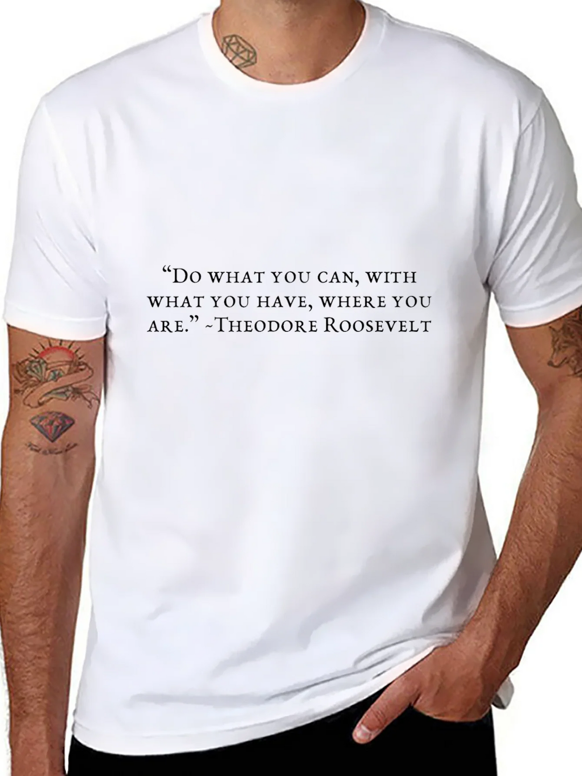 Theodore Roosevelt Quote T-Shirt product image 7