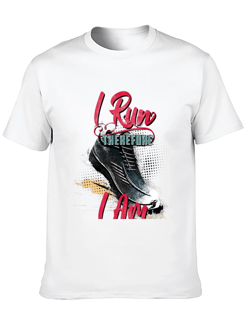 I Run Therefore I Am Graphic Tee product image 7