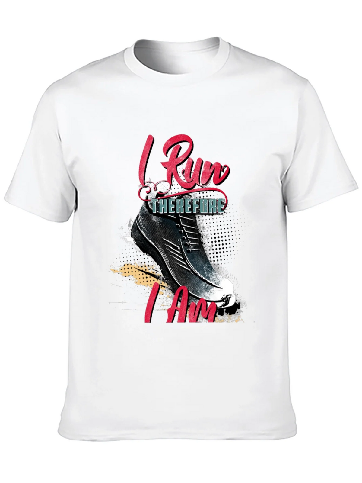 I Run Therefore I Am Graphic Tee product image 7