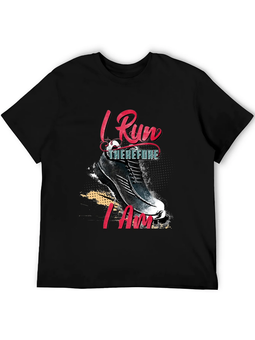 I Run Therefore I Am Graphic Tee product image 4