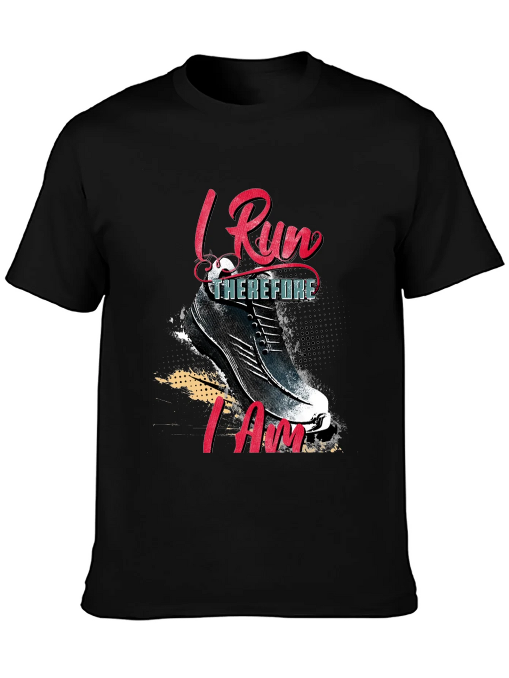 I Run Therefore I Am Graphic Tee product image 2