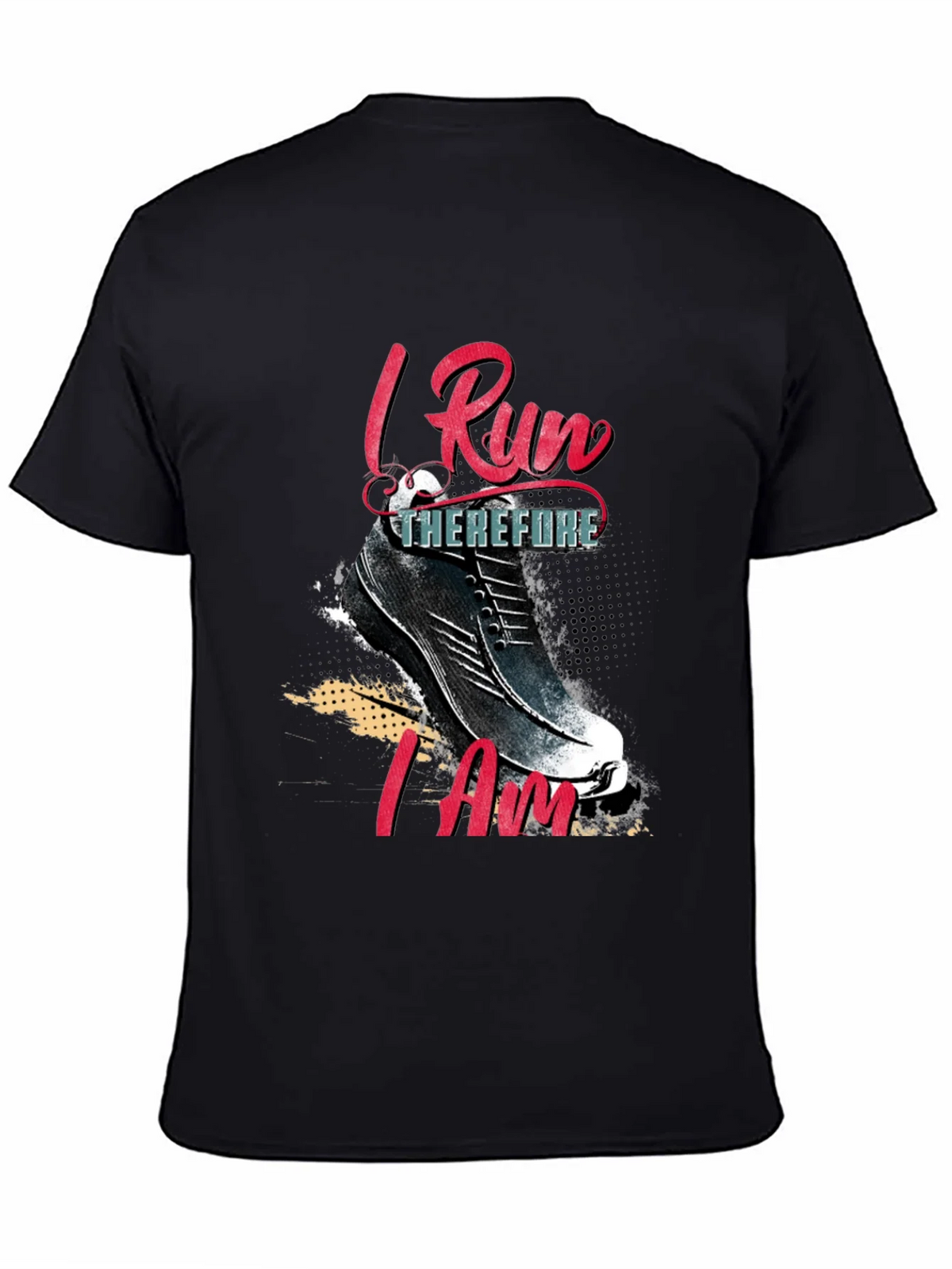 I Run Therefore I Am Graphic Tee product image 3