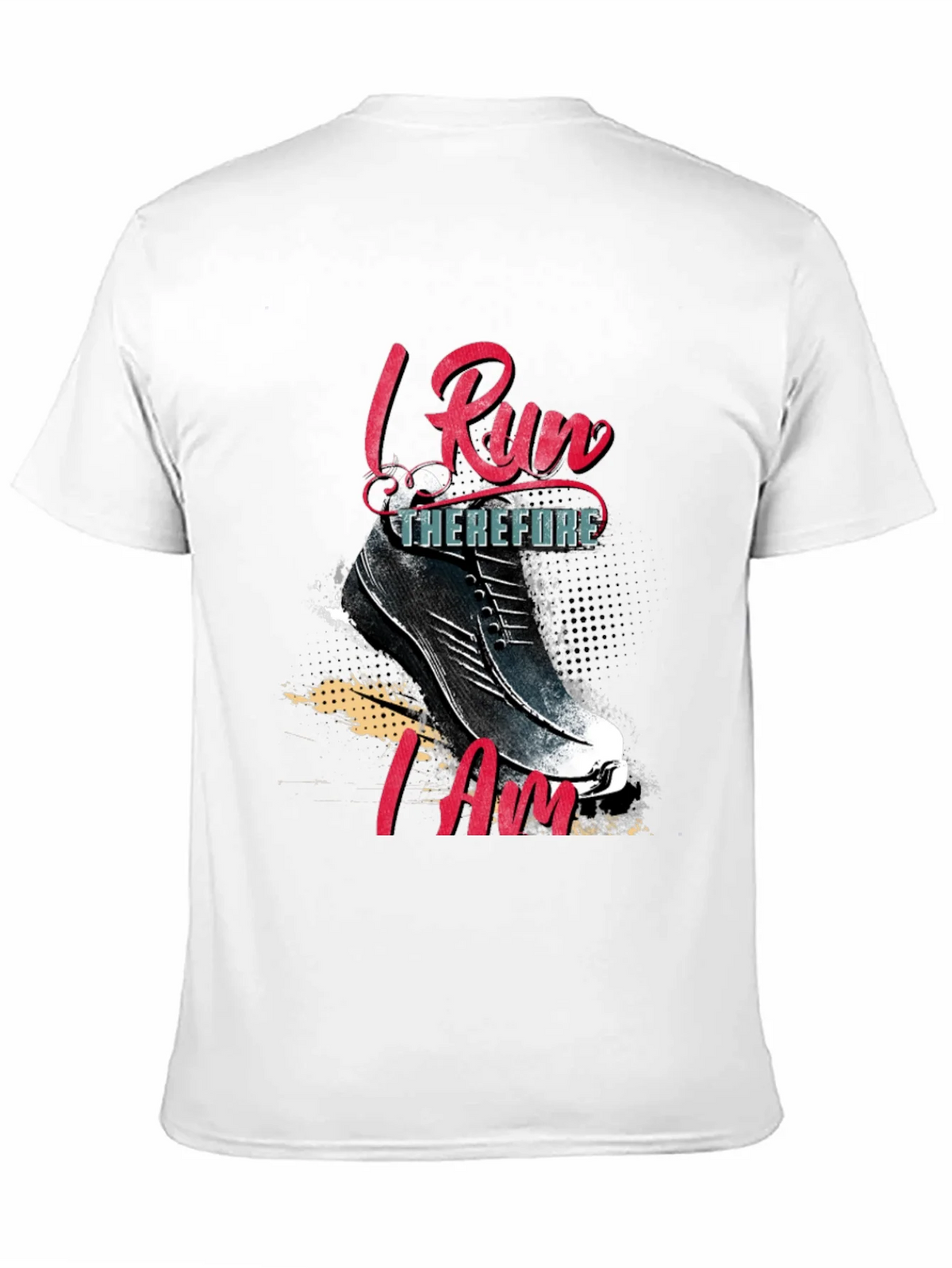 I Run Therefore I Am Graphic Tee product image 8