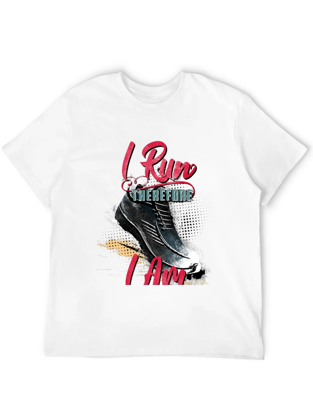 I Run Therefore I Am Graphic Tee product image 9