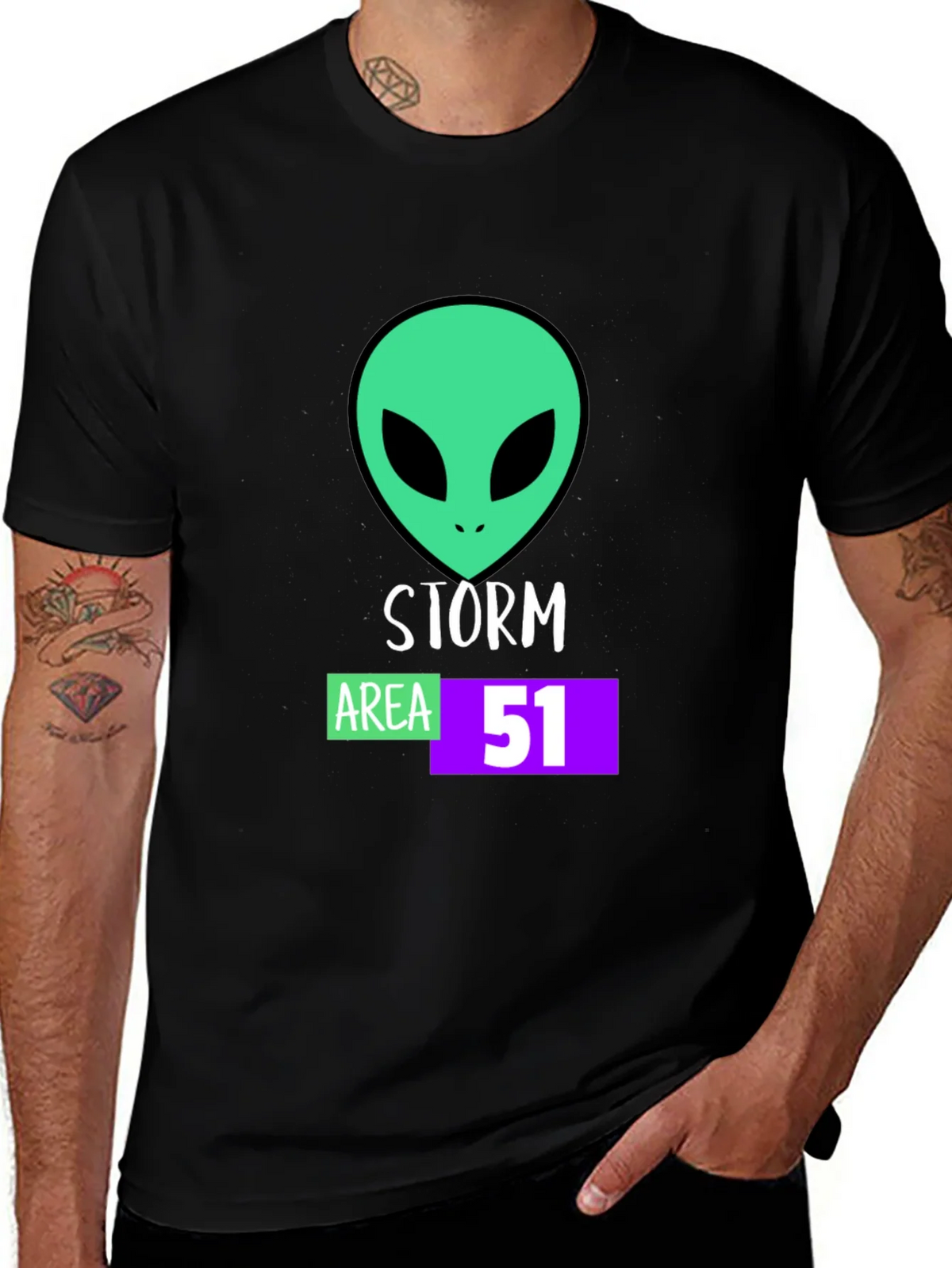 Storm Area 51 Alien Graphic T-Shirt product image 1