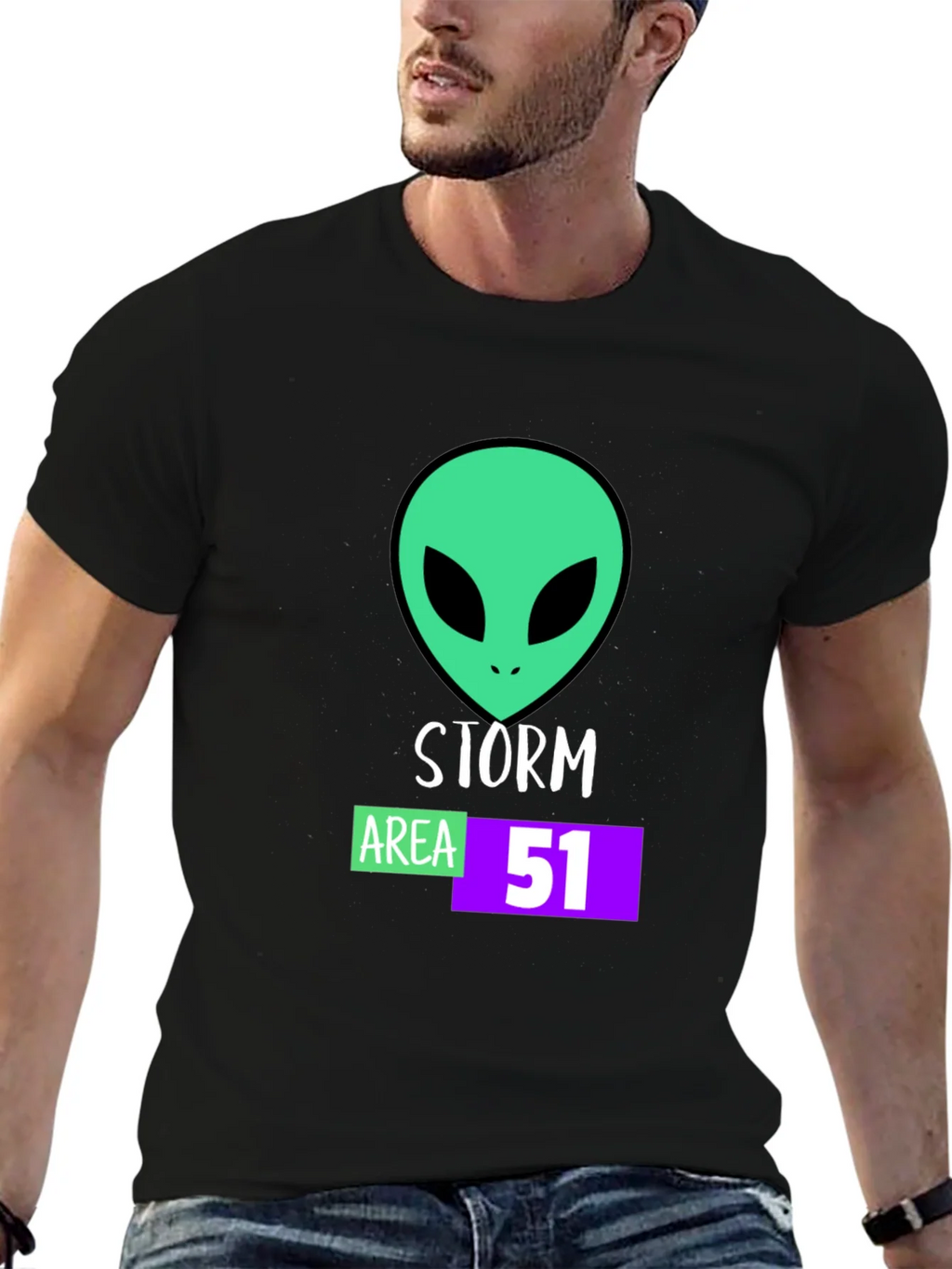 Storm Area 51 Alien Graphic T-Shirt product image 6