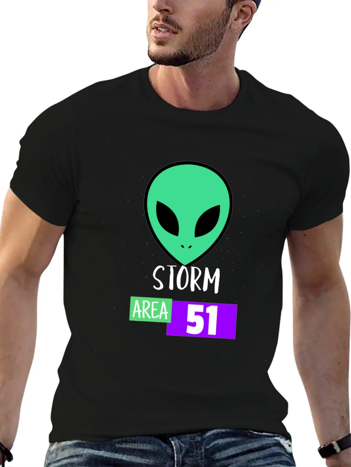Storm Area 51 Alien Graphic T-Shirt product image 6