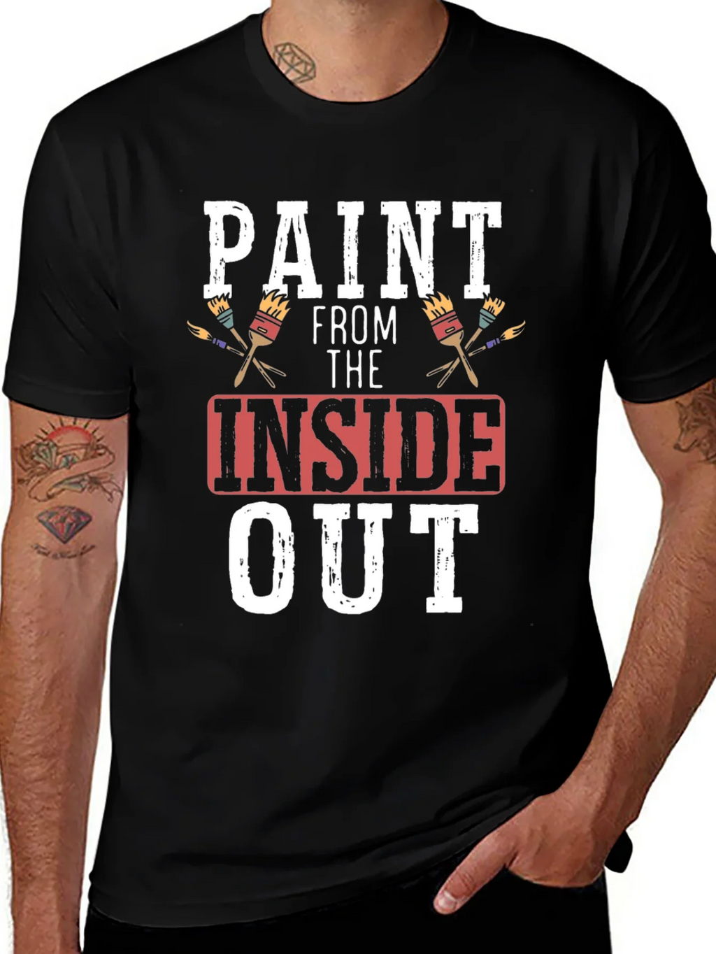 Paint From The Inside Out T-Shirt - Artistic Expression product image 1