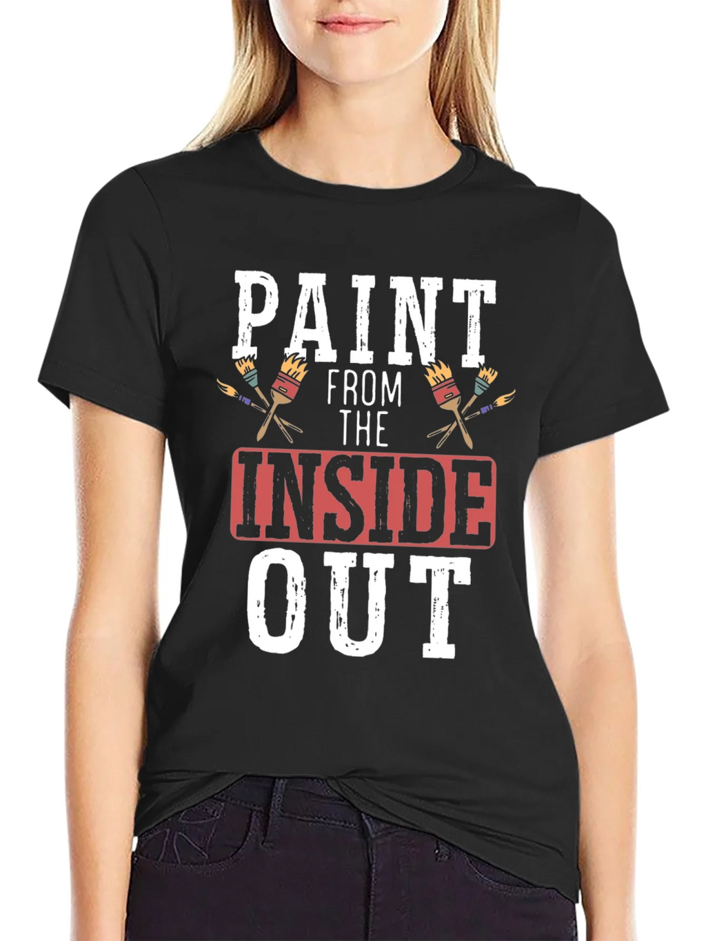 Paint From The Inside Out T-Shirt - Artistic Expression product image 2