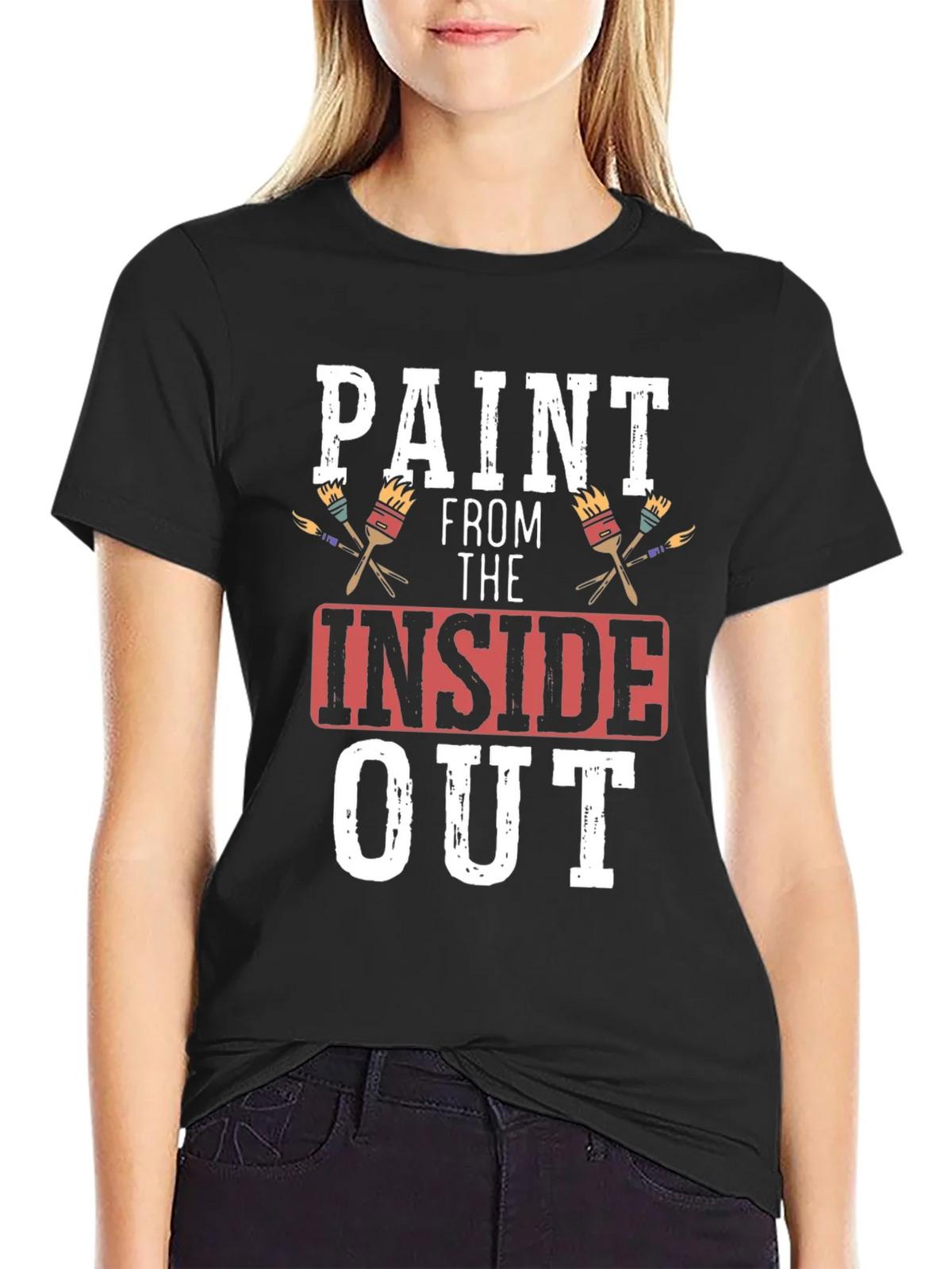 Paint From The Inside Out T-Shirt - Artistic Expression product image 2