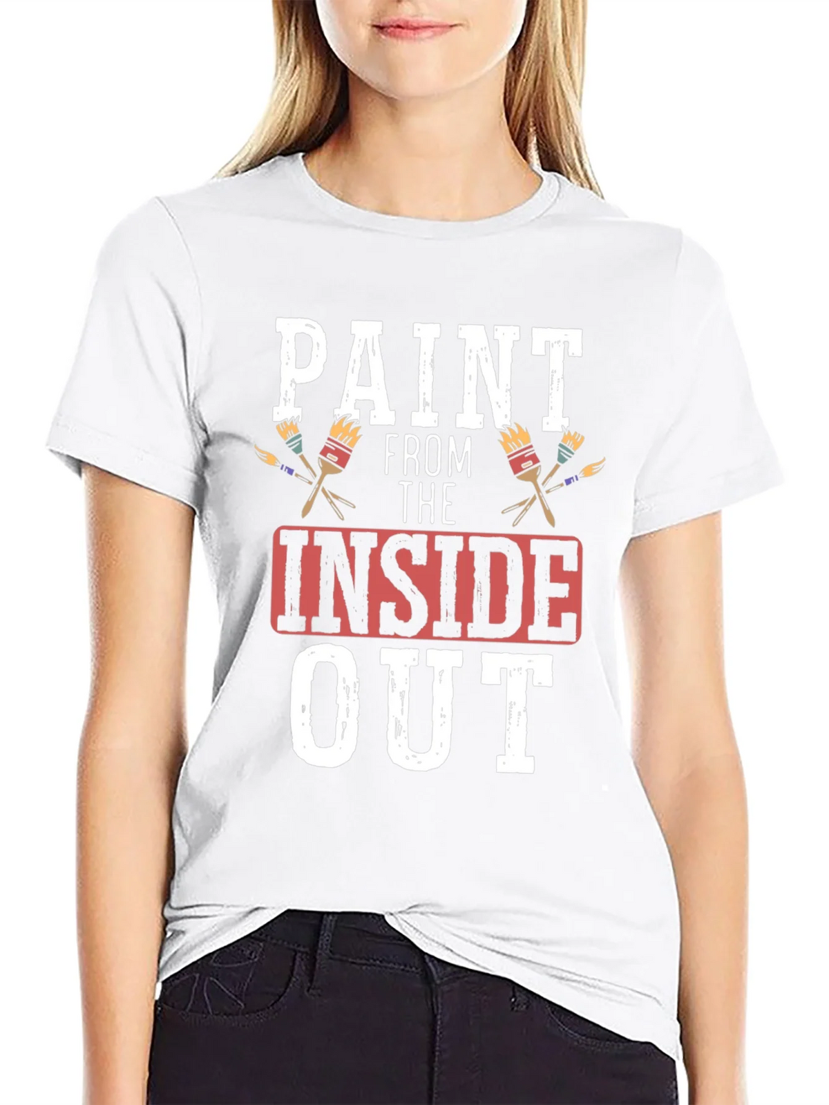 Paint From The Inside Out T-Shirt - Artistic Expression product image 8