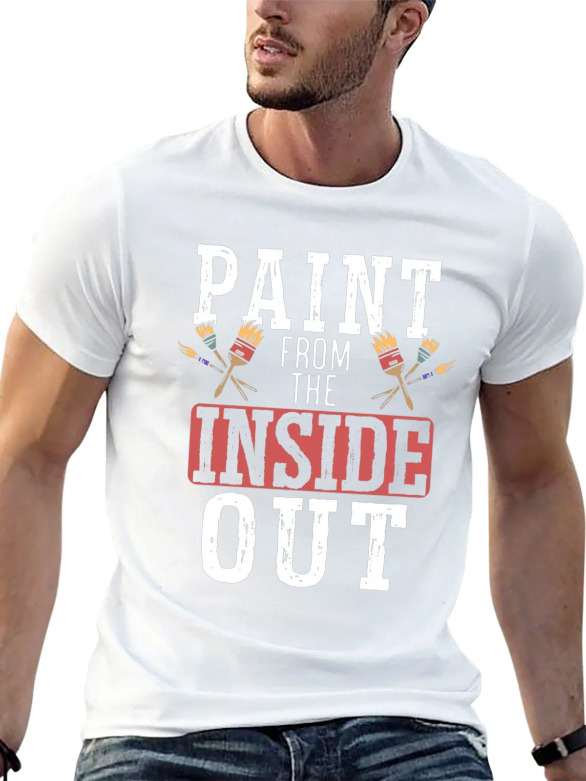 Paint From The Inside Out T-Shirt - Artistic Expression product image 12