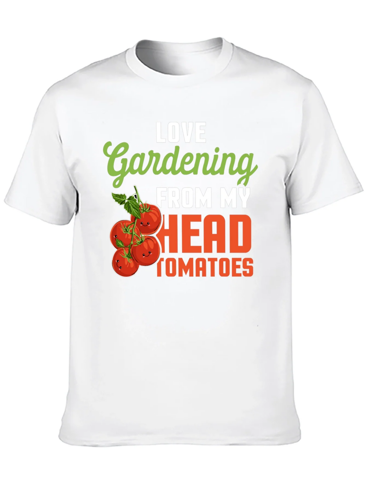 Gardening Tomato Humor T-Shirt - Love From My Head Tomatoes product image 9